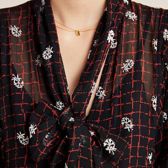 Anthropologie Elysia Blouse - Picture 4 of 6